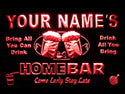 ADVPRO Name Personalized Custom Home Bar Beer Neon Light Sign st4-p-tm - Red