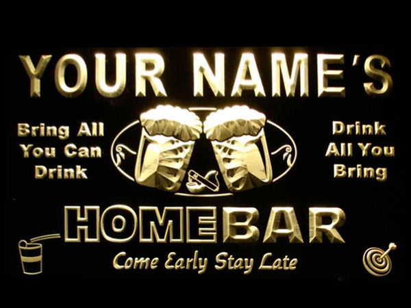 ADVPRO Name Personalized Custom Home Bar Beer Neon Light Sign st4-p-tm - Yellow