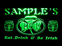 ADVPRO Name Personalized Custom Irish Pub Shamrock Bar Beer Neon Sign st4-pa-tm - Green