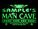 ADVPRO Man Cave Name Personalized Custom Game Room Cowboys Bar Beer LED Neon Sign st4-pb-tm - Green