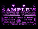 ADVPRO Name Personalized Custom Poker Casino Room Beer Bar Neon Sign st4-pd-tm - Purple