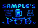 ADVPRO Name Personalized Custom Neighborhood Pub Bar Beer Neon Sign st4-pg-tm - Blue