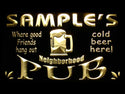 ADVPRO Name Personalized Custom Neighborhood Pub Bar Beer Neon Sign st4-pg-tm - Yellow