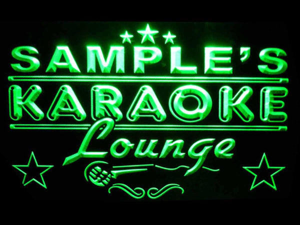 ADVPRO Name Personalized Custom Karaoke Lounge Bar Beer Neon Sign st4-pk-tm - Green