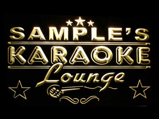 ADVPRO Name Personalized Custom Karaoke Lounge Bar Beer Neon Sign st4-pk-tm - Yellow