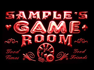 ADVPRO Name Personalized Custom Game Room Man Cave Bar Beer Neon Sign st4-pl-tm - Red