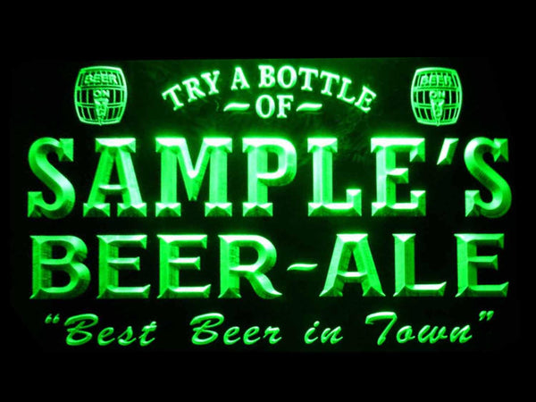 ADVPRO Name Personalized Custom Best Beer Ale Home Bar Pub Neon Sign st4-pn-tm - Green