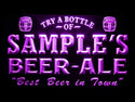 ADVPRO Name Personalized Custom Best Beer Ale Home Bar Pub Neon Sign st4-pn-tm - Purple