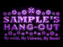 ADVPRO Name Personalized Custom Hang Out Girl Princess Room Neon Sign st4-pq-tm - Purple