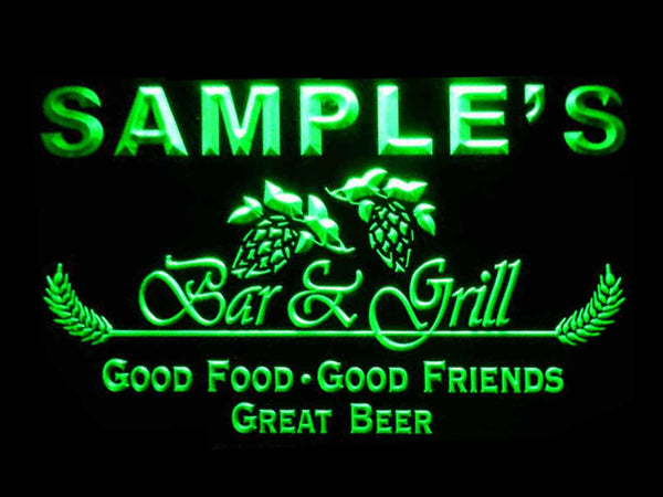 ADVPRO Name Personalized Custom Bar & Grill Beer Neon Light Sign st4-pr-tm - Green