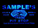 ADVPRO Name Personalized Custom Pit Stop Man Cave Bar Neon Beer Sign st4-pu-tm - Blue