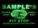 ADVPRO Name Personalized Custom Pit Stop Man Cave Bar Neon Beer Sign st4-pu-tm - Green