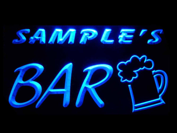 ADVPRO Name Personalized Custom Home Brew Bar Beer Mug Glass Neon Light Sign st4-pv-tm - Blue
