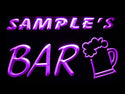 ADVPRO Name Personalized Custom Home Brew Bar Beer Mug Glass Neon Light Sign st4-pv-tm - Purple