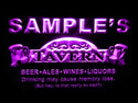 ADVPRO Name Personalized Custom Tavern Man Cave Bar Beer Neon Light Sign st4-px-tm - Purple