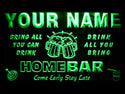 ADVPRO Name Personalized Custom Family Home Brew Mug Cheers Bar Beer Neon Sign st4-q-tm - Green