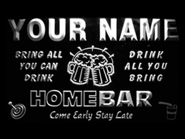 ADVPRO Name Personalized Custom Family Home Brew Mug Cheers Bar Beer Neon Sign st4-q-tm - White