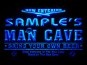 ADVPRO Name Personalized Custom Man Cave Baseball Bar Beer Neon Sign st4-qb-tm - Blue
