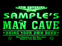 ADVPRO Name Personalized Custom Man Cave Baseball Bar Beer Neon Sign st4-qb-tm - Green