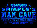 ADVPRO Name Personalized Custom Man Cave Basketball Bar Neon Sign st4-qc-tm - Blue