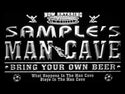 ADVPRO Name Personalized Custom Man Cave Soccer Bar Beer Neon Sign st4-qd-tm - White