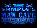 ADVPRO Name Personalized Custom Man Cave Hockey Bar Beer Neon Sign st4-qe-tm - Blue