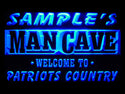 ADVPRO Name Personalized Custom Man Cave Patriots Country Pub Bar Beer Neon Sign st4-qf-tm - Blue
