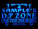ADVPRO Name Personalized Custom DJ Zone Music Turntable Disco Bar Beer Neon Sign st4-qh-tm - Blue