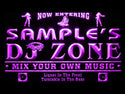 ADVPRO Name Personalized Custom DJ Zone Music Turntable Disco Bar Beer Neon Sign st4-qh-tm - Purple