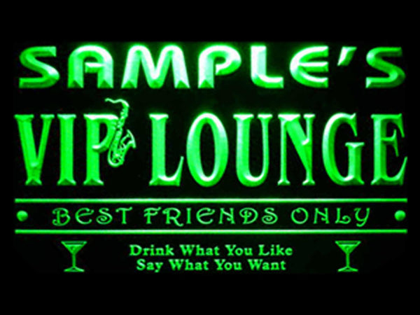ADVPRO Name Personalized Custom VIP Lounge Best Friends Only Bar Beer Neon Sign st4-qi-tm - Green