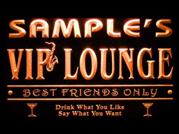 ADVPRO Name Personalized Custom VIP Lounge Best Friends Only Bar Beer Neon Sign st4-qi-tm - Orange
