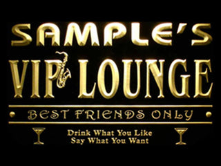 ADVPRO Name Personalized Custom VIP Lounge Best Friends Only Bar Beer Neon Sign st4-qi-tm - Yellow