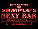 ADVPRO Name Personalized Custom Sexy Bar Now Playing Stripper Bar Beer Neon Sign st4-qk-tm - Red