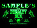 ADVPRO Name Personalized Custom Hockey Penatly Box Bar Beer Neon Sign st4-qt-tm - Green