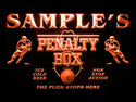 ADVPRO Name Personalized Custom Hockey Penatly Box Bar Beer Neon Sign st4-qt-tm - Orange