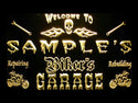 ADVPRO Name Personalized Custom Biker's Garage Motorcycle Repair Bar Neon Sign st4-qu-tm - Yellow