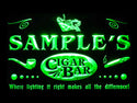 ADVPRO Name Personalized Custom Cigar Pipe Bar Lounge Neon Sign st4-qz-tm - Green
