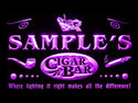 ADVPRO Name Personalized Custom Cigar Pipe Bar Lounge Neon Sign st4-qz-tm - Purple