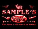 ADVPRO Name Personalized Custom Cigar Pipe Bar Lounge Neon Sign st4-qz-tm - Red