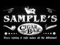 ADVPRO Name Personalized Custom Cigar Pipe Bar Lounge Neon Sign st4-qz-tm - White