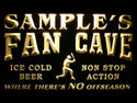 ADVPRO Name Personalized Custom Baseball Fan Cave Man Room Bar Beer Neon Sign st4-tc-tm - Yellow