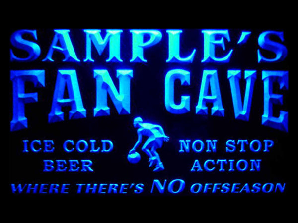 ADVPRO Name Personalized Custom Basketball Fan Cave Man Room Bar Beer Neon Sign st4-td-tm - Blue