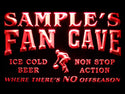 ADVPRO Name Personalized Custom Basketball Fan Cave Man Room Bar Beer Neon Sign st4-td-tm - Red