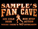 ADVPRO Name Personalized Custom Football Fan Cave Bar Beer Neon Sign st4-te-tm - Orange