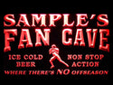 ADVPRO Name Personalized Custom Football Fan Cave Bar Beer Neon Sign st4-te-tm - Red