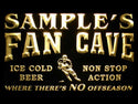 ADVPRO Name Personalized Custom Hockey Fan Cave Bar Beer Neon Sign st4-tg-tm - Yellow