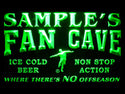 ADVPRO Name Personalized Custom Bar Soccer Football Fan Cave Man Beer Neon Sign st4-th-tm - Green