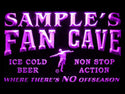 ADVPRO Name Personalized Custom Bar Soccer Football Fan Cave Man Beer Neon Sign st4-th-tm - Purple