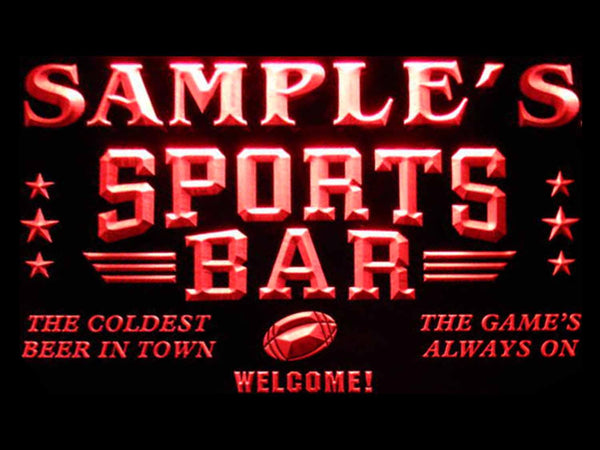 ADVPRO Name Personalized Custom Sports Bar Beer Pub Neon Sign st4-tj-tm - Red