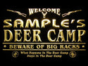ADVPRO Name Personalized Custom Deer Big Racks Bar Beer Neon Sign st4-tu-tm - Yellow